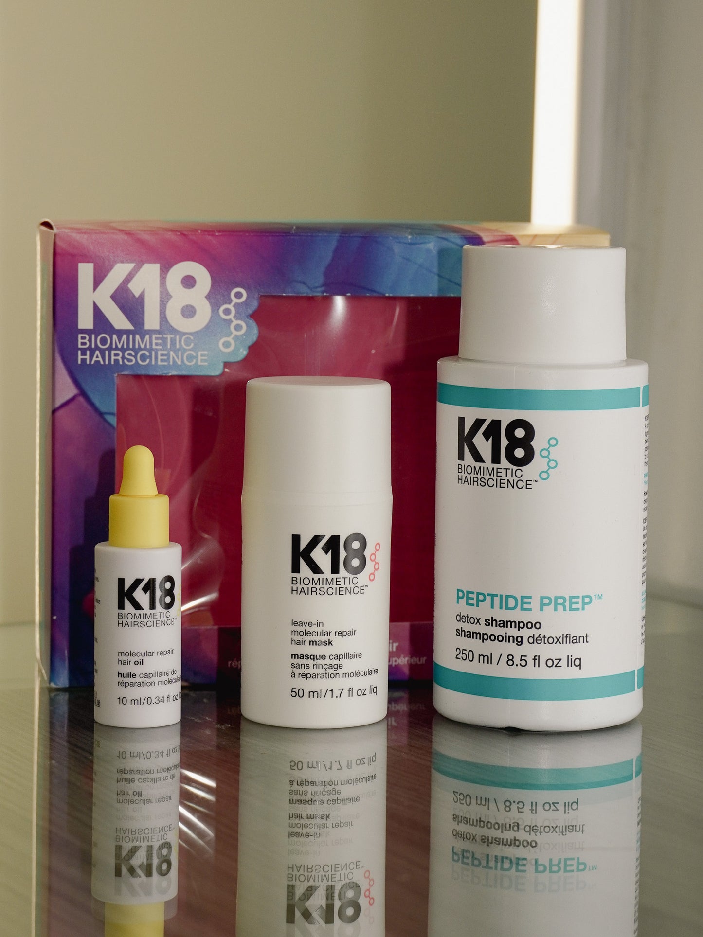 K18 Biomimetic Hairscience Next Level Hair Repair Kit